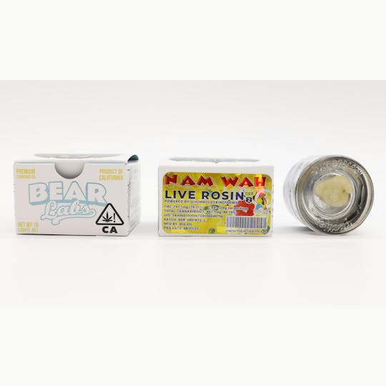 Bear Labs - Nam Wah T2 Live Rosin - 1g - 1
