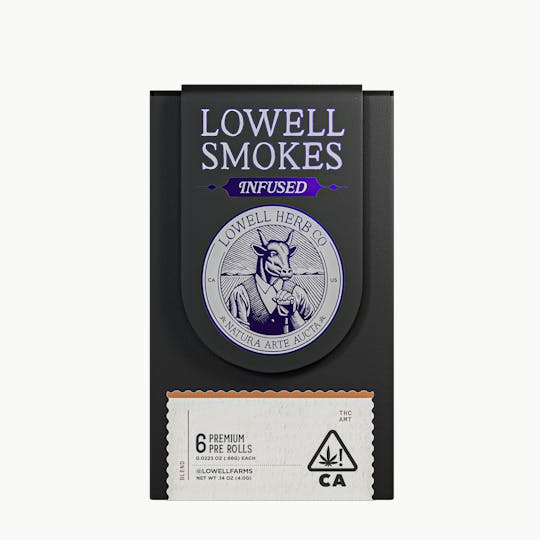 Lowell Herb Co. - Lowell Smokes | 4g Pre-Roll Infused 6Pack | Disco Mints - 1