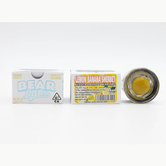 Bear Labs - Lemon Banana Sherbet Budder - 1g - 1
