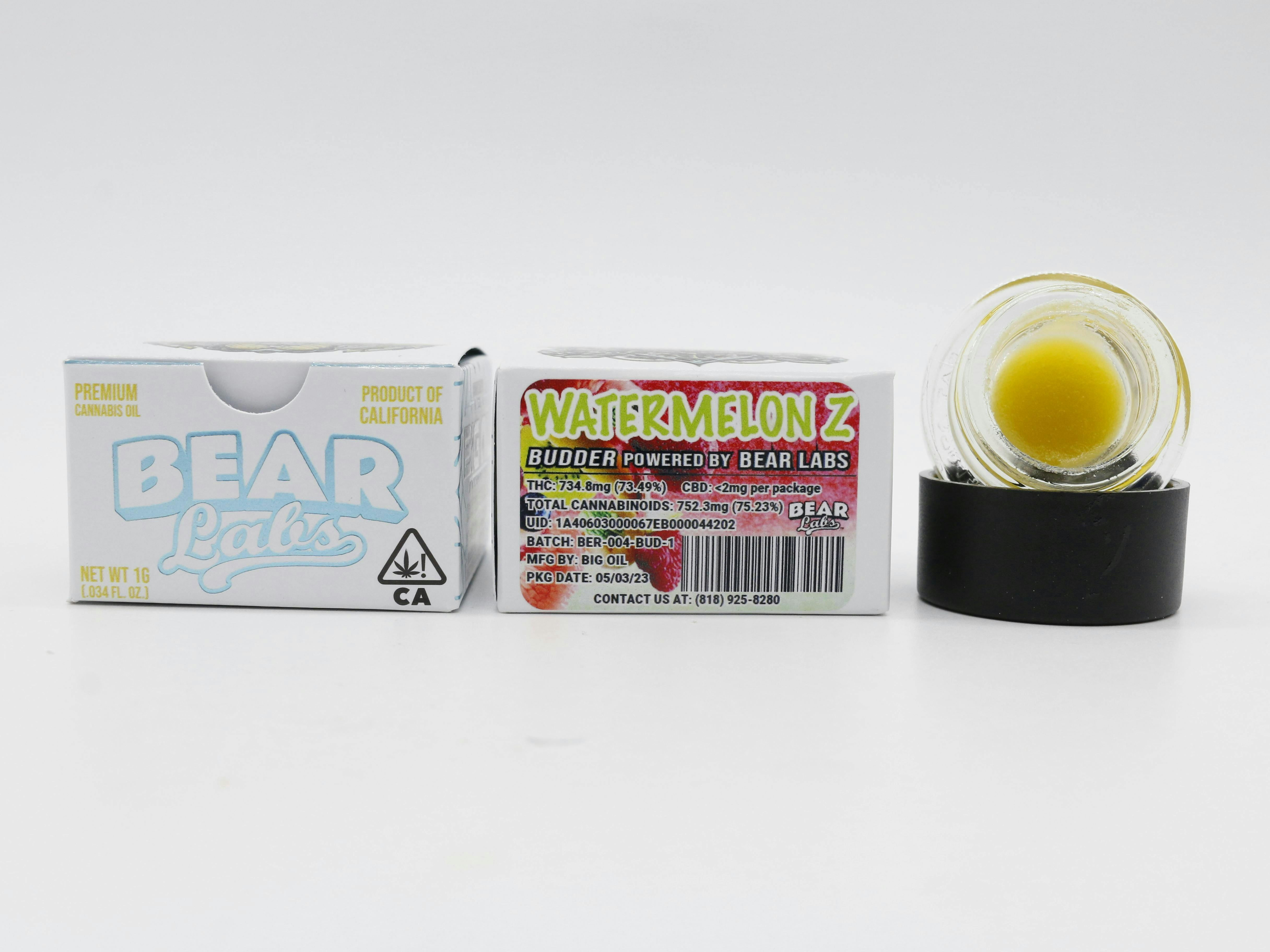 Bear Labs - Watermelon Z Budder - 1g - 1