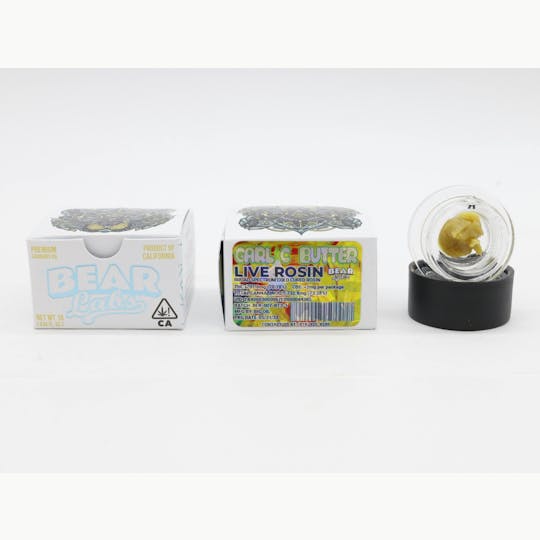 Bear Labs - Garlic Butter Live Rosin - 1g - 1