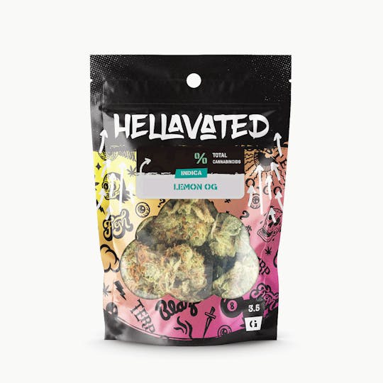 Hellavated - Lemon OG Just Budz 3.5g - 1