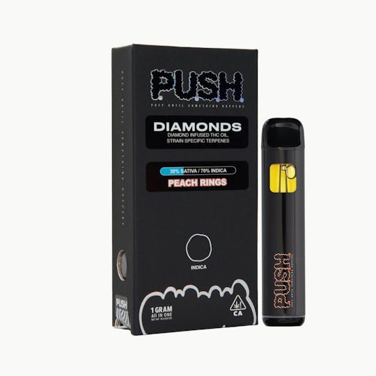 PUSH - Peach Rings 1g Diamonds All In One - 1