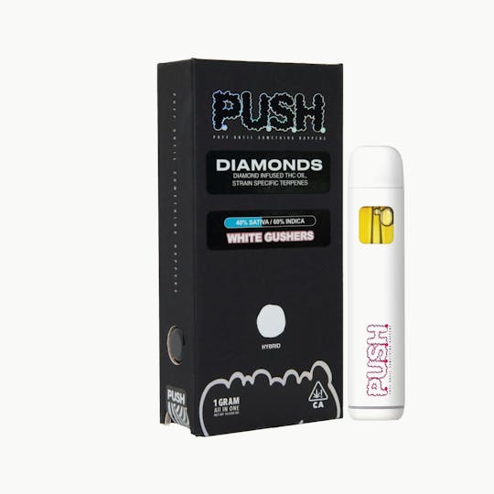 PUSH - White Gushers 1g Diamonds All In One - 1