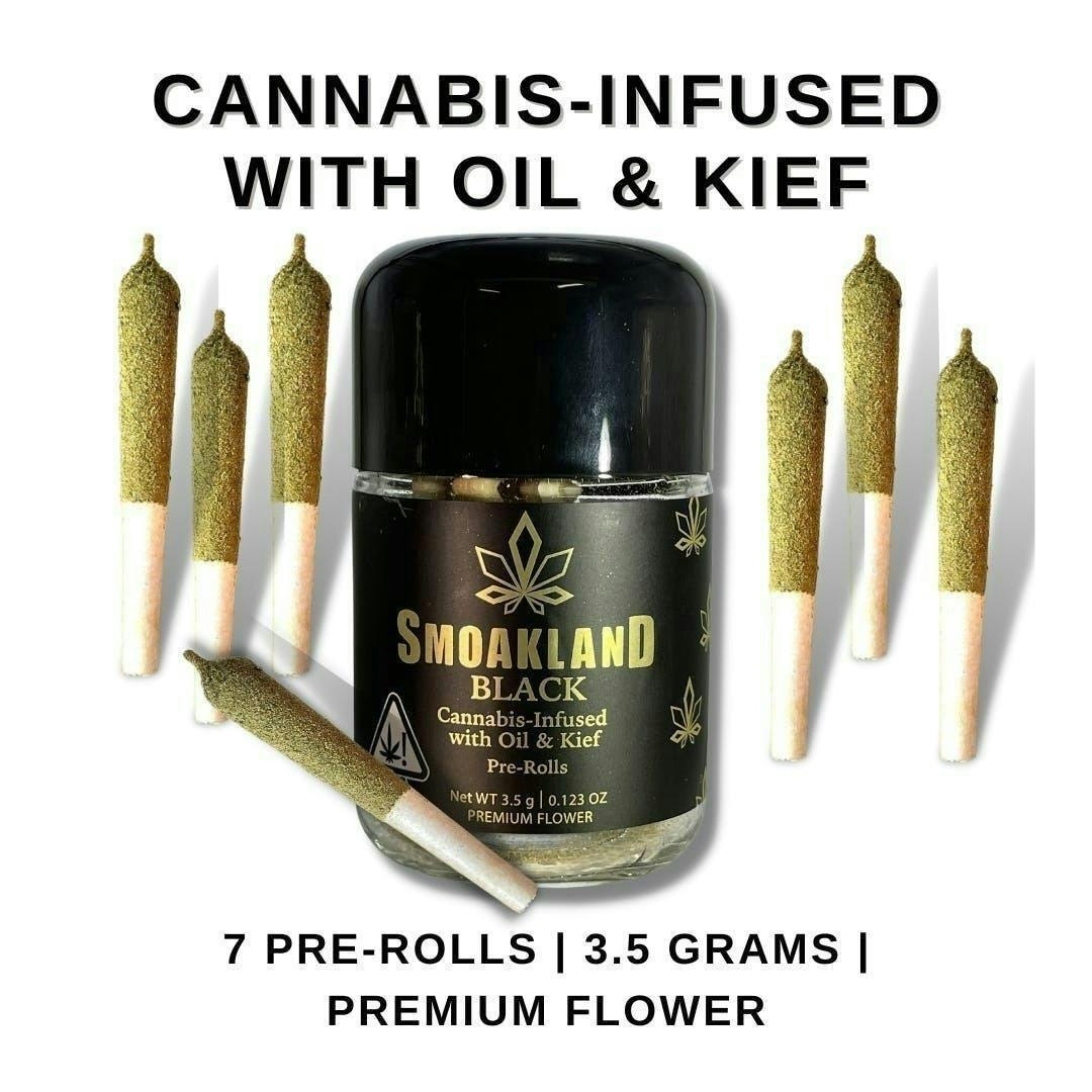 Smoakland - Smoakland Black | Godfather OG | Infused Minis | 0.5g ea | 7pk - 1