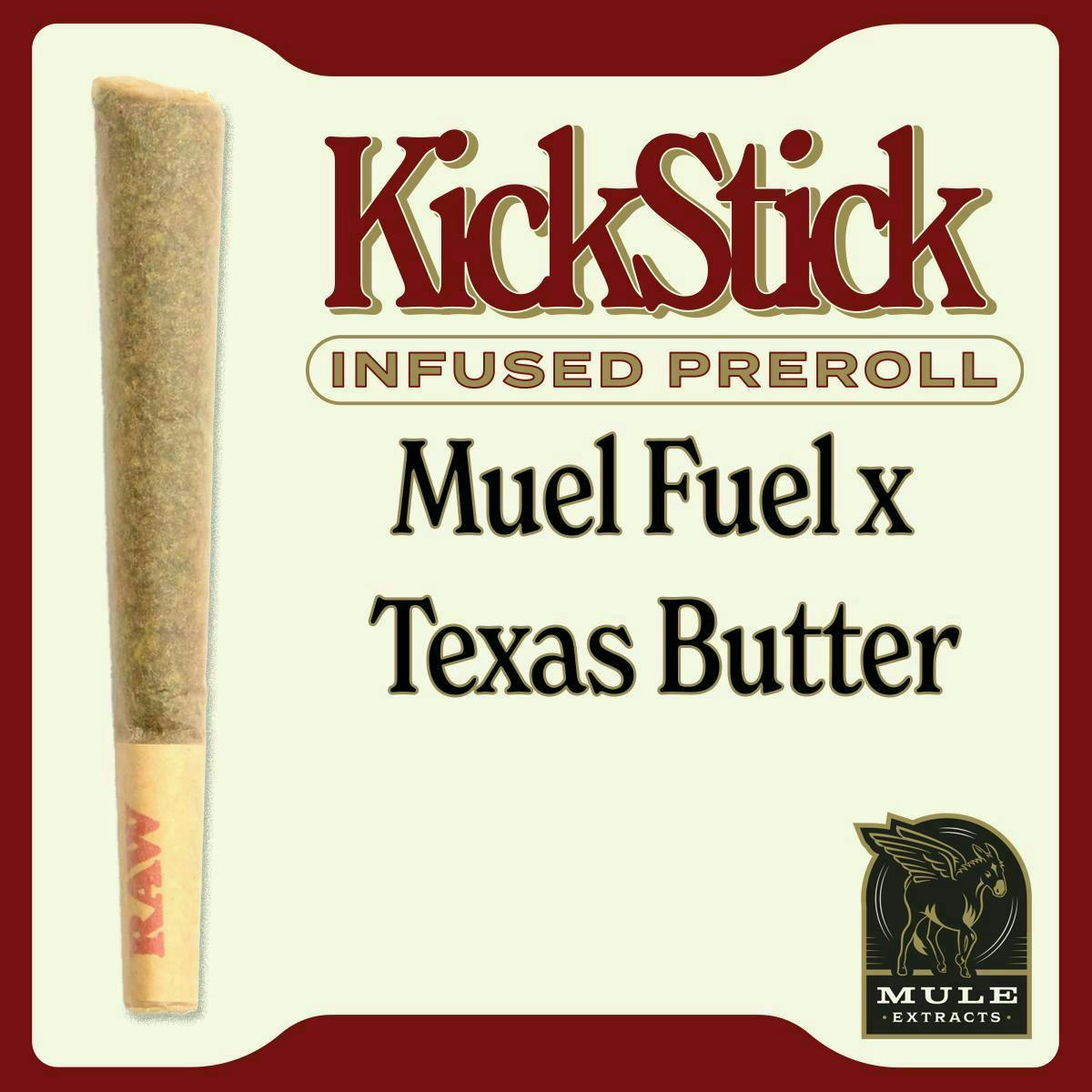 Mule Extracts - Mule Extracts | Mule Fuel x Texas Butter | Infused Joint | 1g - 1