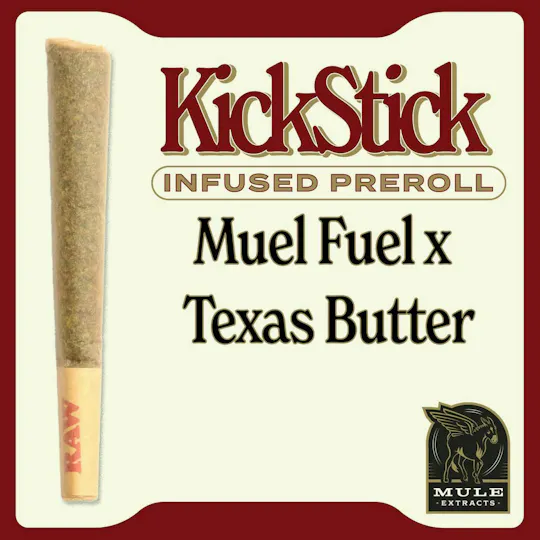 Mule Extracts - Mule Extracts | Mule Fuel x Texas Butter | Infused Joint | 1g - 1