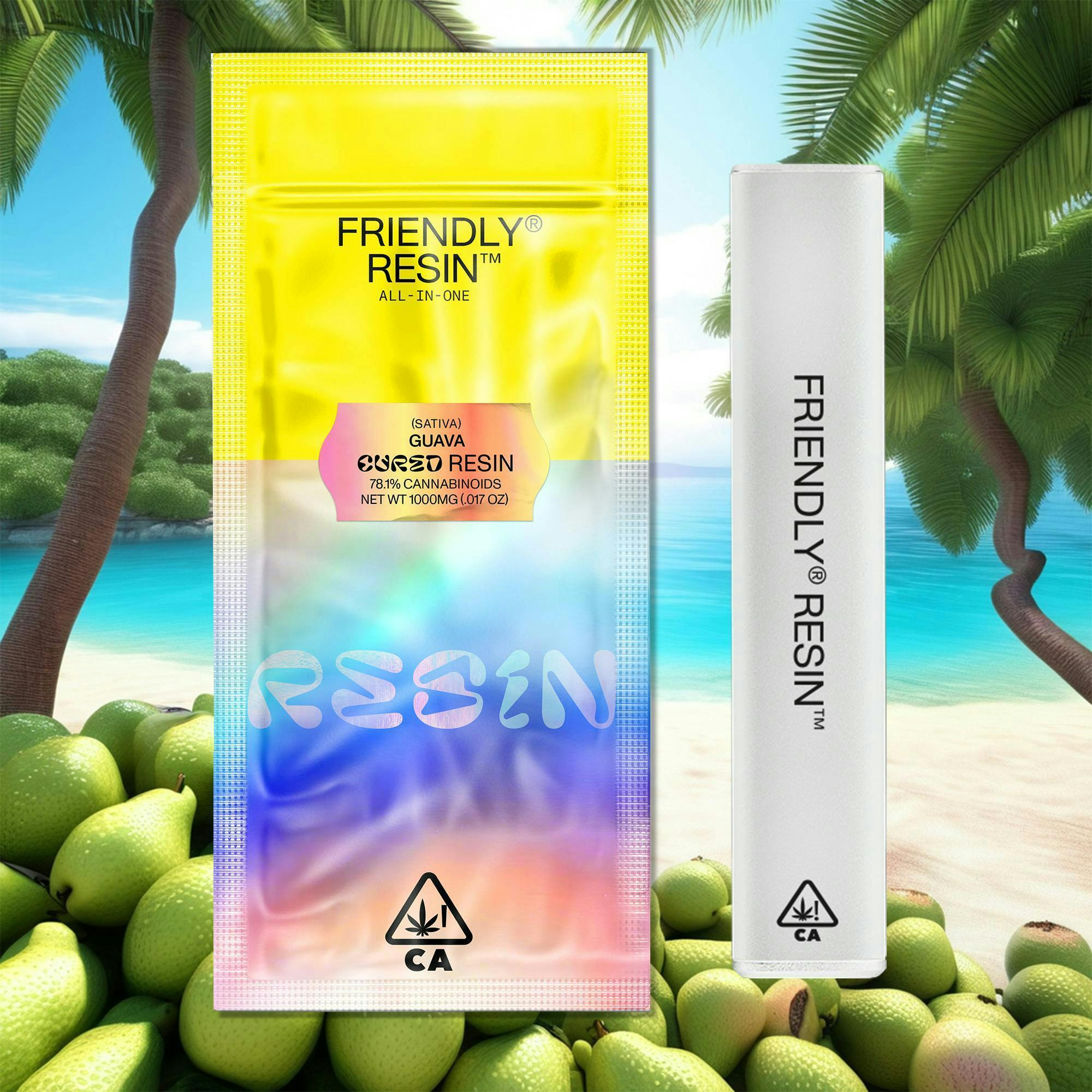 Friendly Brand - Friendly Brand | Guava | Cured Resin AIO | 1g - 1