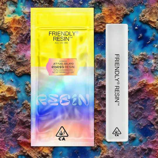 Friendly Brand - Friendly Brand | Jet Fuel Gelato | Cured Resin AIO | 1g - 1