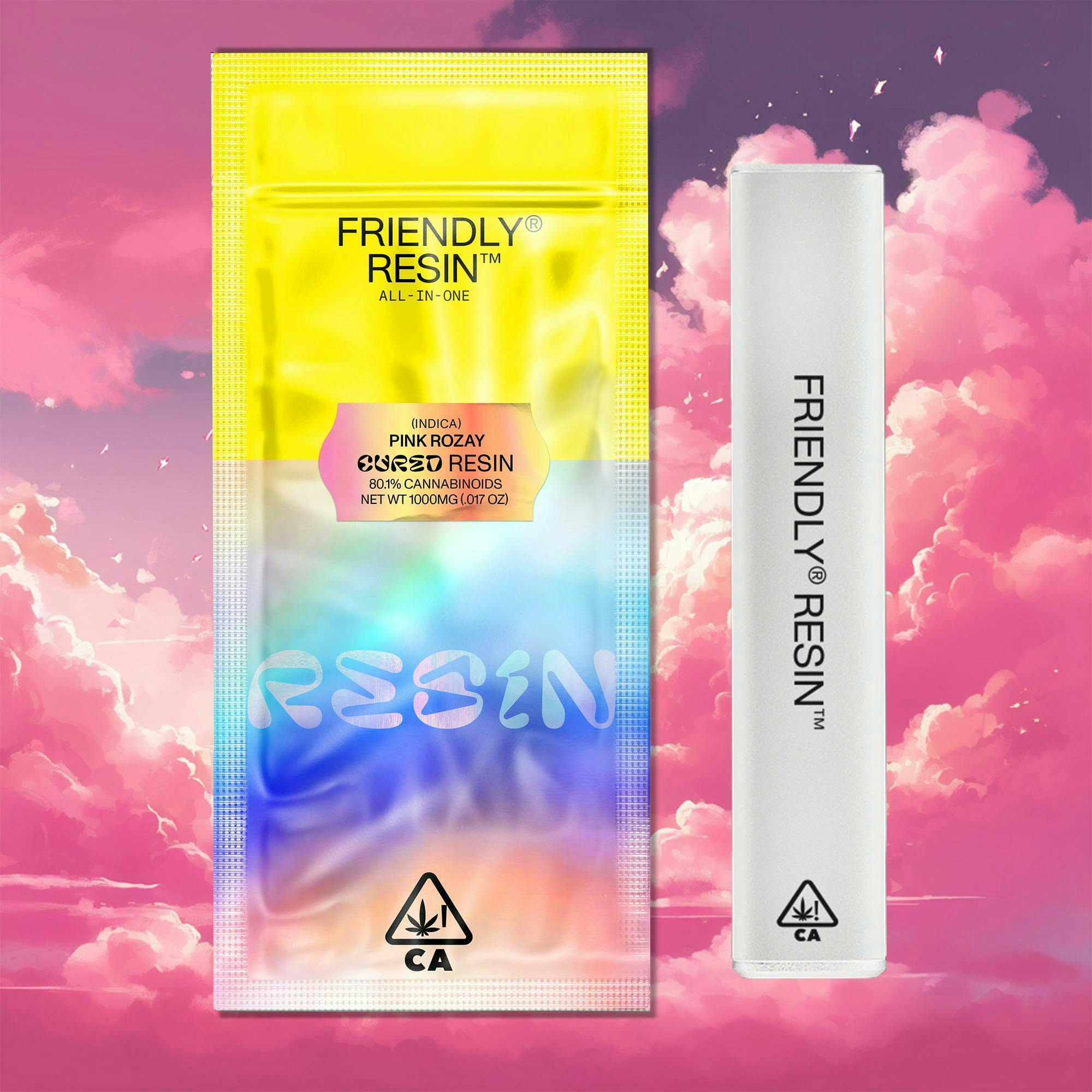 Friendly Brand - Friendly Brand | Pink Rozay | Cured Resin AIO | 1g - 1