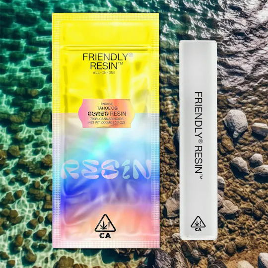 Friendly Brand - Friendly Brand | Tahoe OG | Cured Resin AIO | 1g - 1