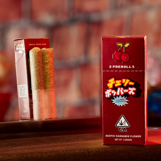Super Dope - ⚡️ POWER UPS - Cherry Popperz - 2x Pre Rolls (3g) - 1