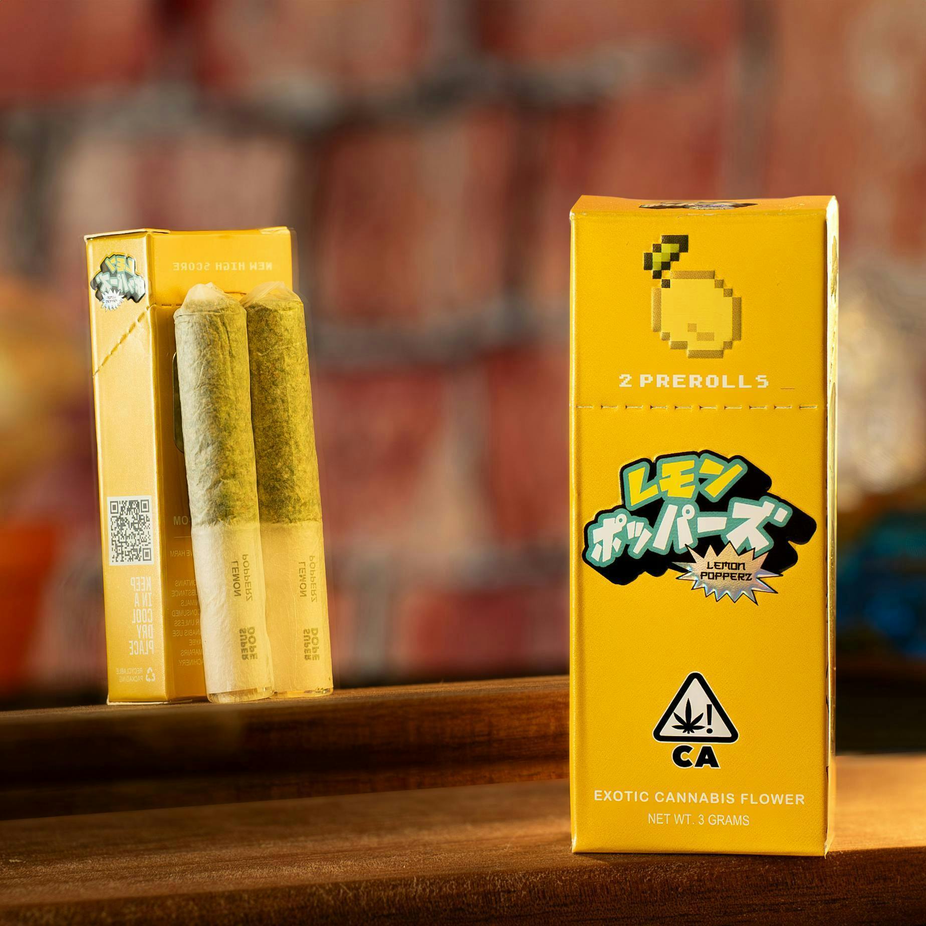 Super Dope - ⚡️ POWER UPS - Lemon Popperz - 2x Pre Rolls (3g) - 1