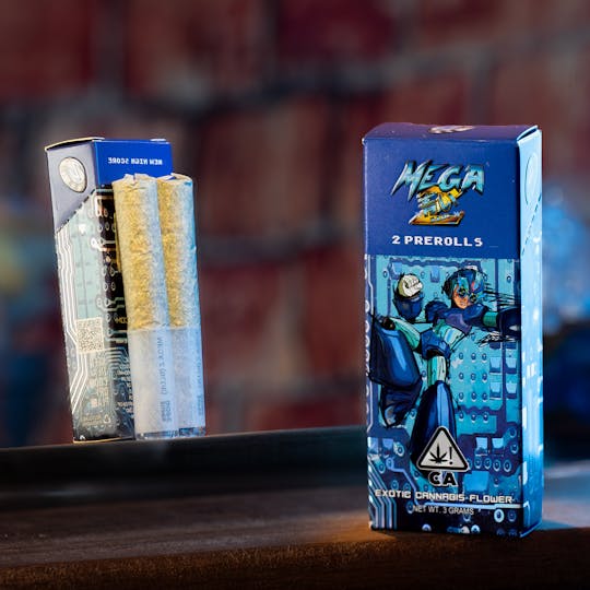 Super Dope - ⚡️ POWER UPS - Mega Z (Blue) - 2x Pre Rolls (3g) - 1