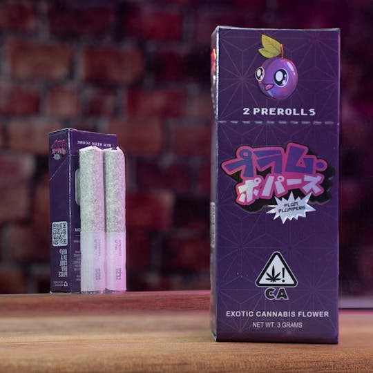 Super Dope - ⚡️ POWER UPS - Plum Popperz - 2x Pre Rolls (3g) - 1