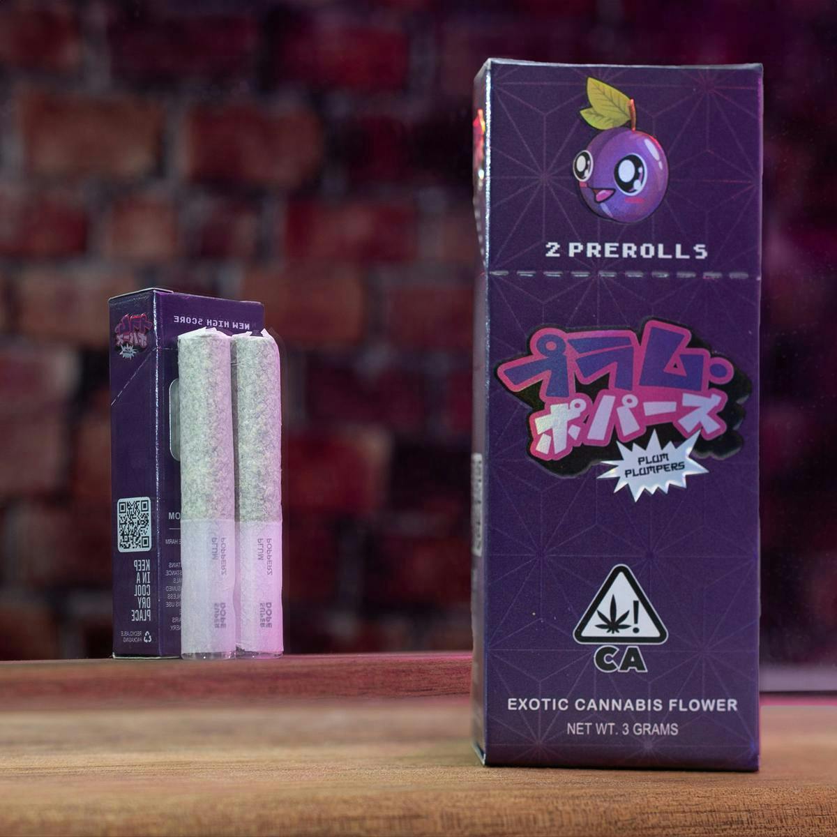 Super Dope - ⚡️ POWER UPS - Plum Popperz - 2x Pre Rolls (3g) - 1