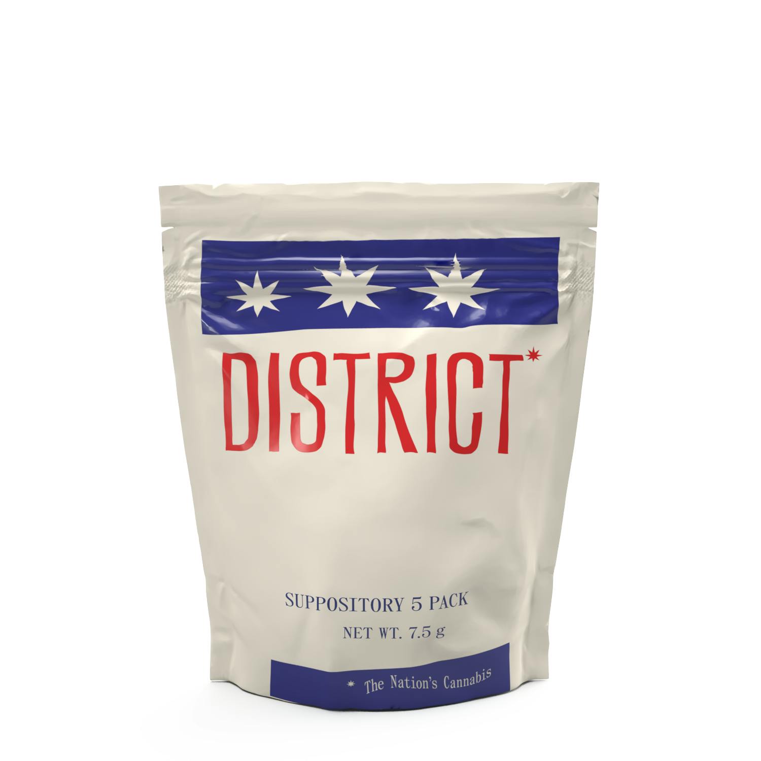 District Cannabis - Suppositories - 1:1 - 25mg - 1