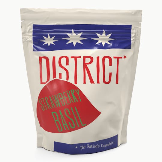 District Cannabis - Strawberry Basil Chewable Troche - 10mg THC - 1