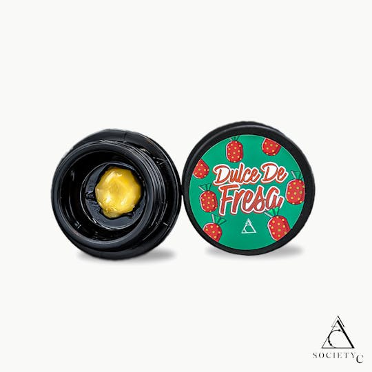 Society C - Society C - Dulce De Fresa - Single Source Live Hash Rosin Badder 1g - 1