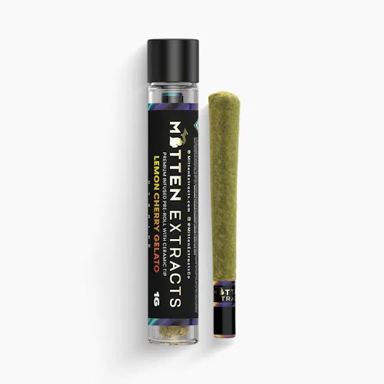 Mitten Extracts - Mitten Extracts | Lemon Cherry Gelato | Infused Joint | 1g - 1