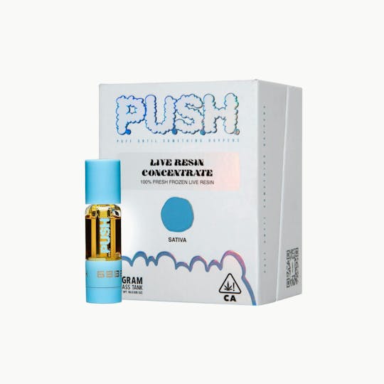 PUSH - Blue Dream Sauce 1g Live Resin Cart - 1