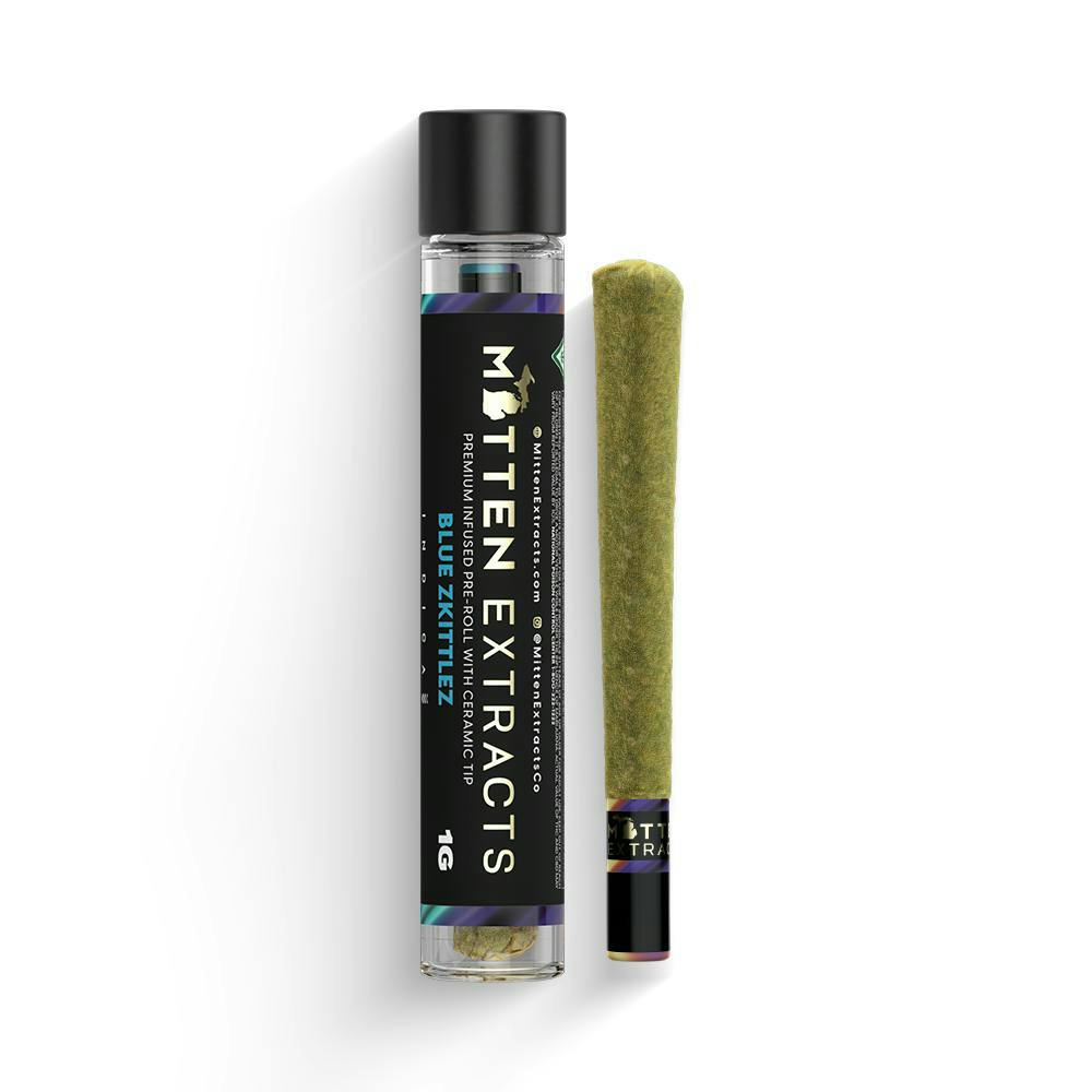 Mitten Extracts - Mitten Extracts | Blue Zkittlez | Infused Joint | 1g - 1