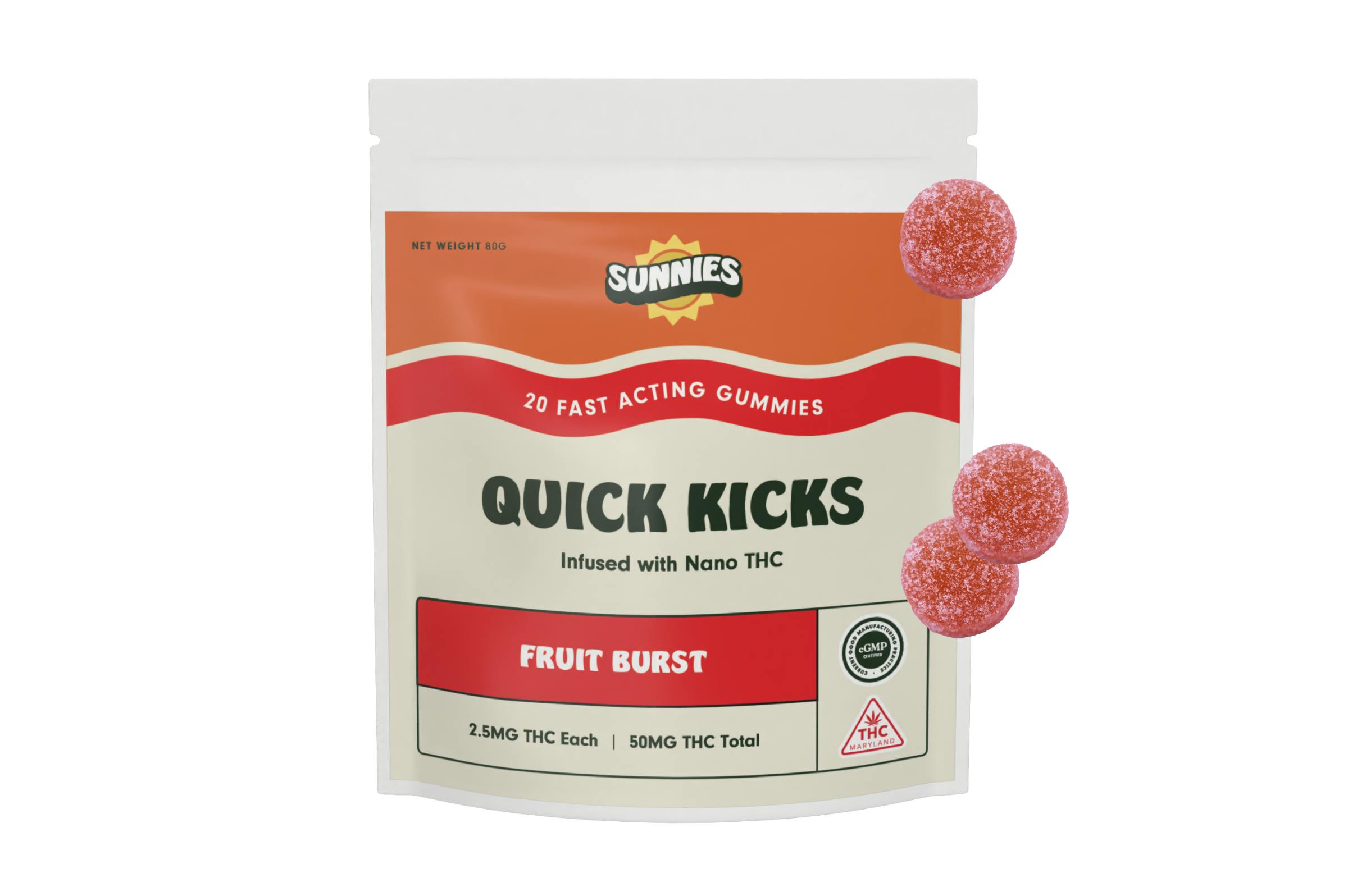 SunMed Growers - Fruit Burst Nano Gummies 50mg - 1