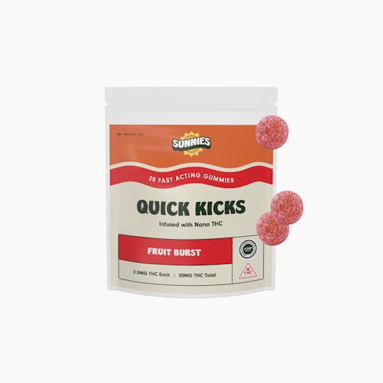 SunMed Growers - Fruit Burst Nano Gummies Edible 50mg - 1