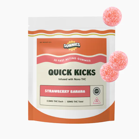 SunMed Growers - Strawberry Banana Nano Gummies 50mg - 1
