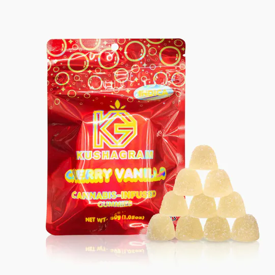 KUSHAGRAM - Cherry Vanilla Gummies - 100mg - 1
