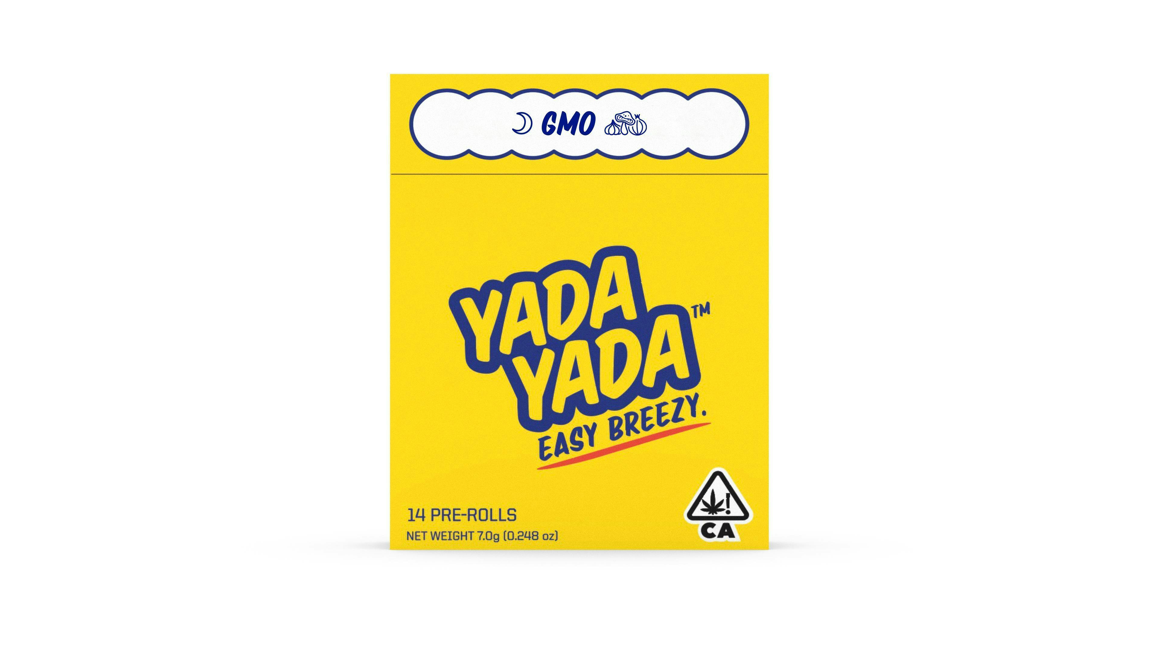 Yada Yada - Yada Yada - GMO 7g Prerolls (14 pack) - 1