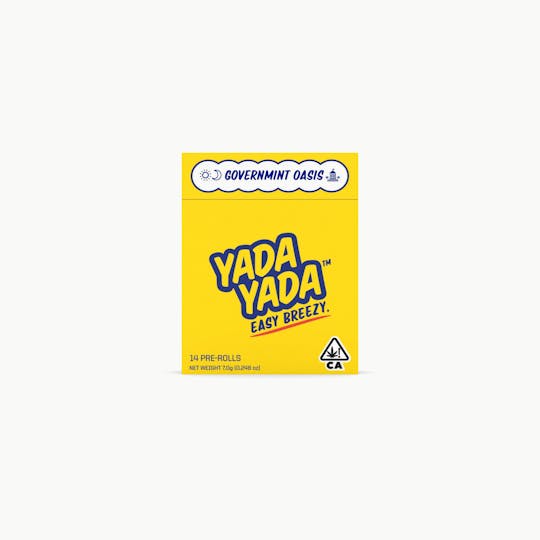 Yada Yada - Yada Yada - GovernMint Oasis 7g Prerolls (14 pack) - 1