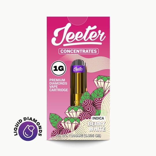 Jeeter - Jeeter Concentrates Diamonds Vape Cartridge - Berry White - 1