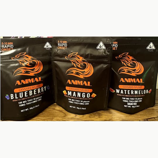 Animal - Watermelon Suger Free Gummies - 10 x 10mg/gummy - 1