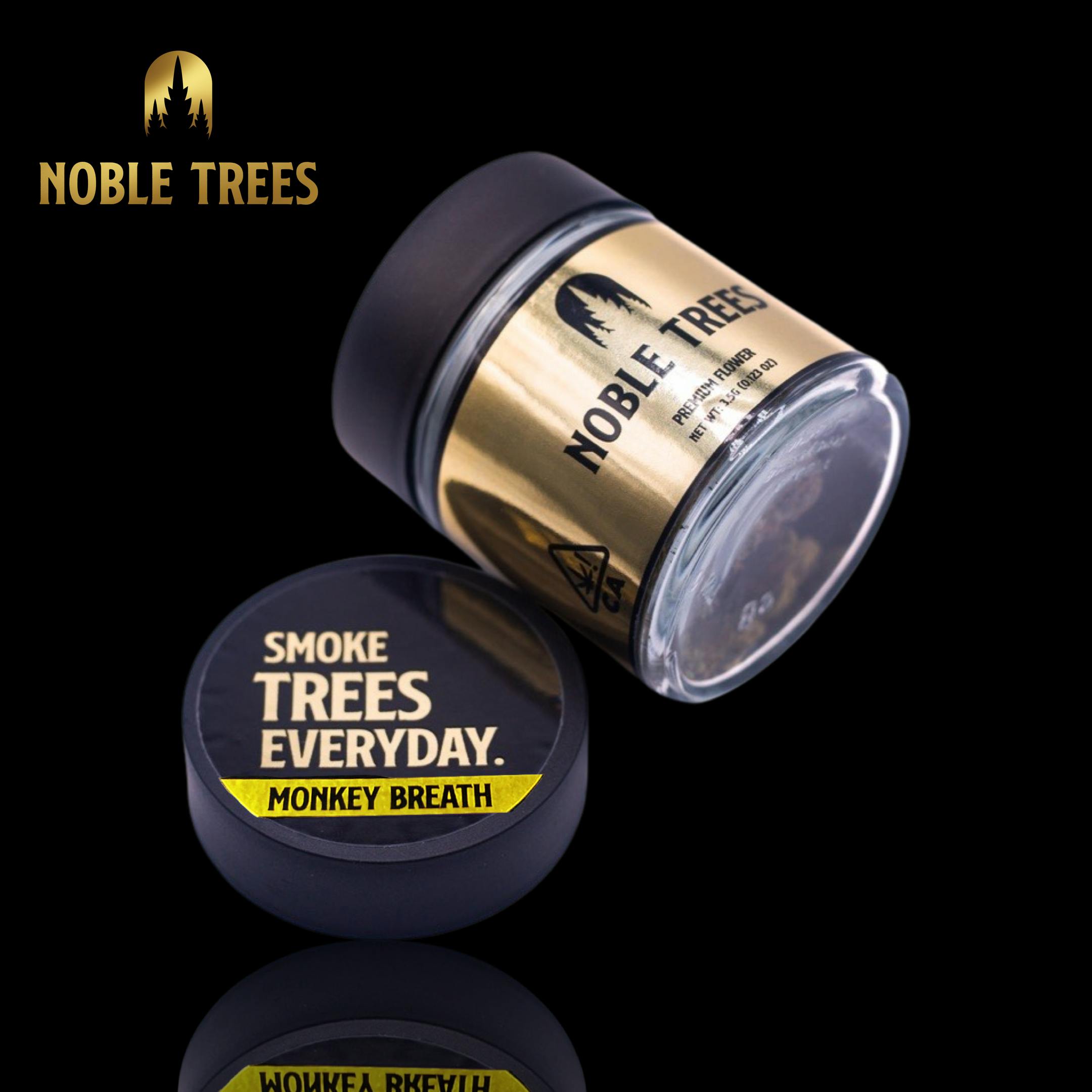 Noble Trees - Monkey Breath (Indica) - Premium Indoor Flower - 3.5g - 1