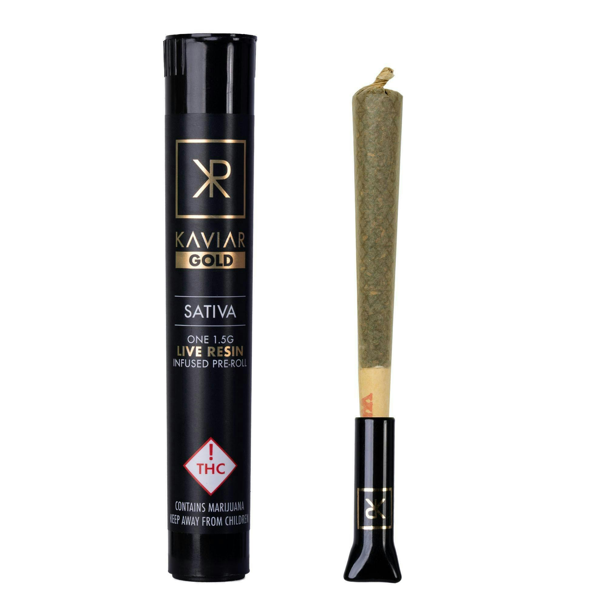 Kaviar - Kaviar | Sativa Gold | Infused Joint | 1.5g - 1