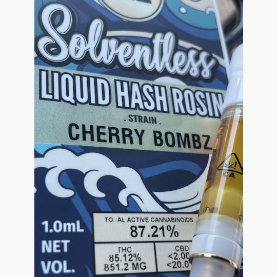Twenty Two K / 22k - 22K - Cherry Bombz - Liquid Hash Rosin - 1.0ml Cartridge - 1