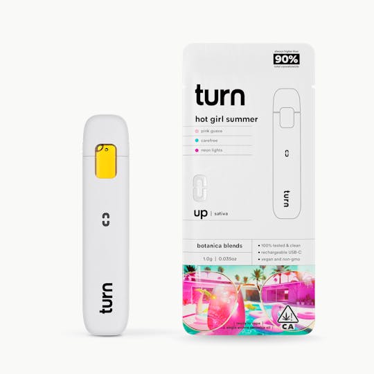 turn - 1.0g AIO | hot girl summer | botanica blends | up | - 1