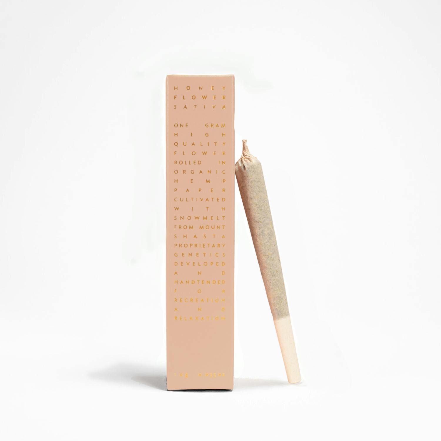 A Golden State - Honey Flower - 1g Single Pre-Roll - 1