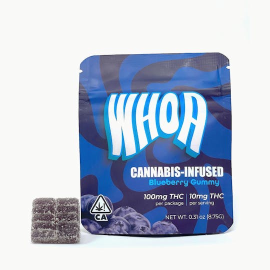 Whoa - WHOA Blueberry Gummy - Bite (100mg) - 1