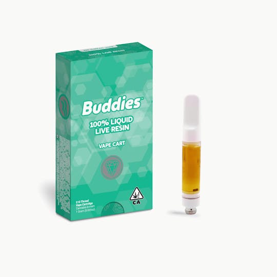 Buddies Brand - Live Resin Bacio Pancakes 1g Vape Cart (I) - 1