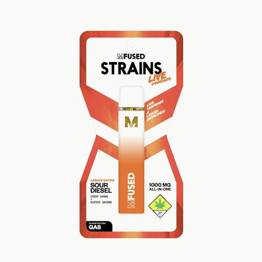 MFused - Sour Diesel - STRAINS Live Diamonds Disposable - 1