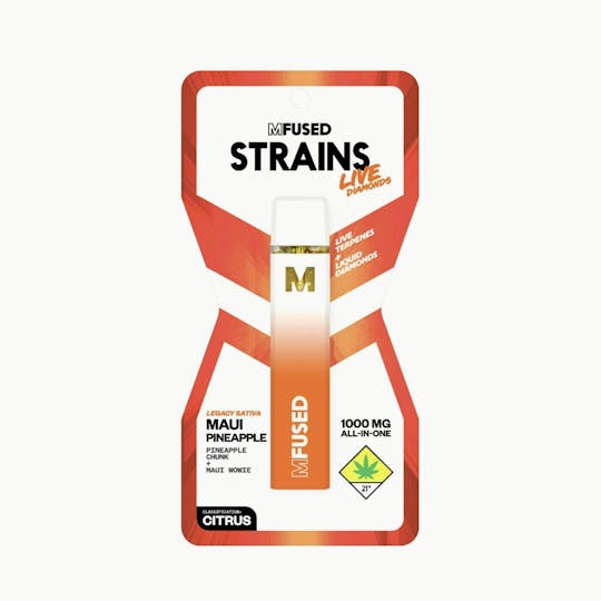 MFused - Maui Pineapple - STRAINS Live Diamonds Disposable - 1