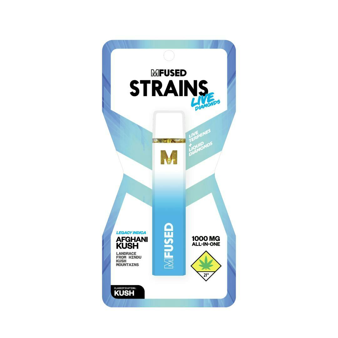 MFused - Afghani Kush - STRAINS Live Diamonds Disposable - 1