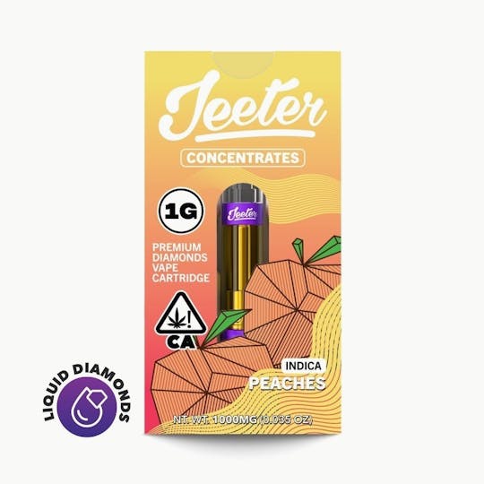 Jeeter - Jeeter Concentrates Diamonds Vape Cartridge - Peaches - 1