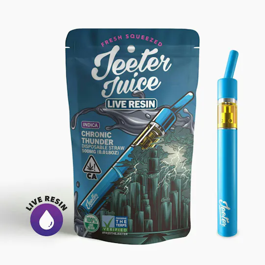 Jeeter - Jeeter | Chronic Thunder | Live Resin Straw Disposable | 0.5g - 1