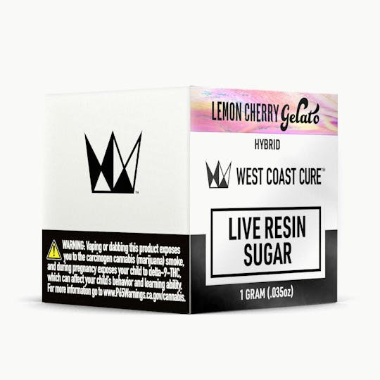 West Coast Cure - Lemon Cherry Gelato Live Resin Sugar - 1