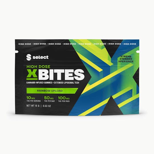 Select - Rainbow Upload X Bites High Dose 2pk (100mg total) - 1