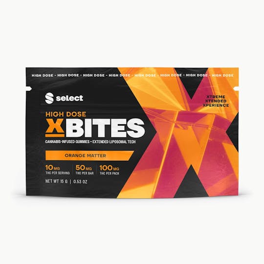 Select - Orange Matter X Bites High Dose 2pk (100mg total) - 1