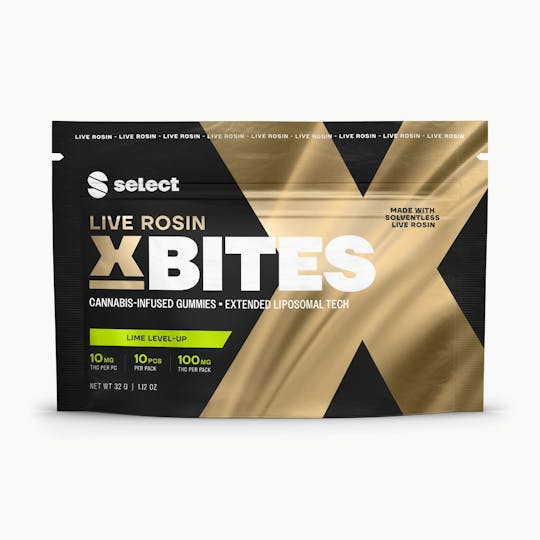 Select - Lime Level-Up Live Rosin X Bites 10pk (100mg) - 1